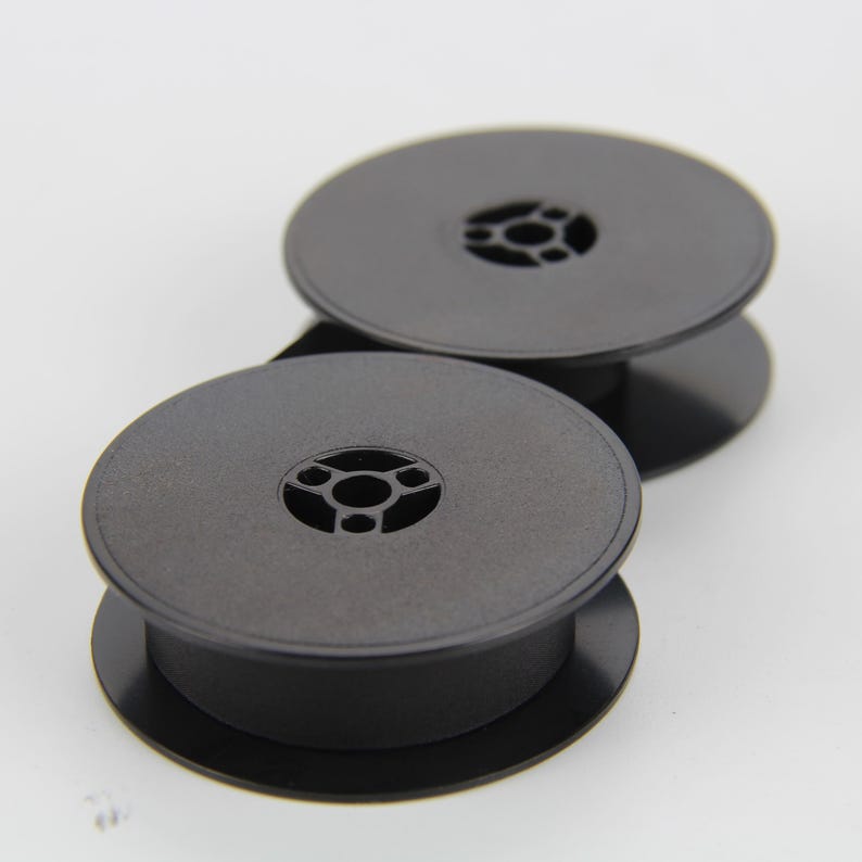 Typewriter Ribbon Twin Pack Black Ink Refill Set Compatible with All Models Fits 2” Spools Universal Manual Portable Typewriters image 18