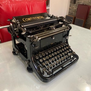 Continental Office Typewriter - A Working Antique, Vintage Elegance for Your Workspace- Vintage Typewriter Working - Gift