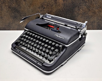 Olympia SM3 Black Typewriter with Bag: Restored German-Made Manual,Working Typewriter | Customs Paid!