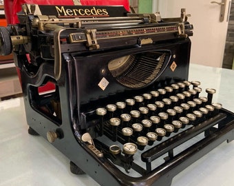 Mercedes Office  Rare and Exclusive Error-free Typewriter- Vintage Typewriter Working