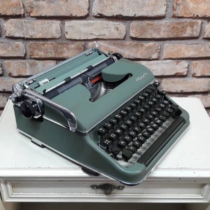 Olympia SM3 Typewriter with Case: Restored Vintage Manual Typewriter