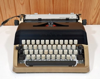 Adler Vintage Typewriter: Pristine, Fully Operational - Classic Black,Working Typewriter | Customs Paid!
