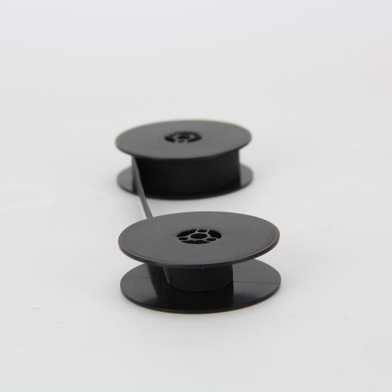 Typewriter Ribbon Twin Pack Black Ink Refill Set Compatible with All Models Fits 2” Spools Universal Manual Portable Typewriters image 13