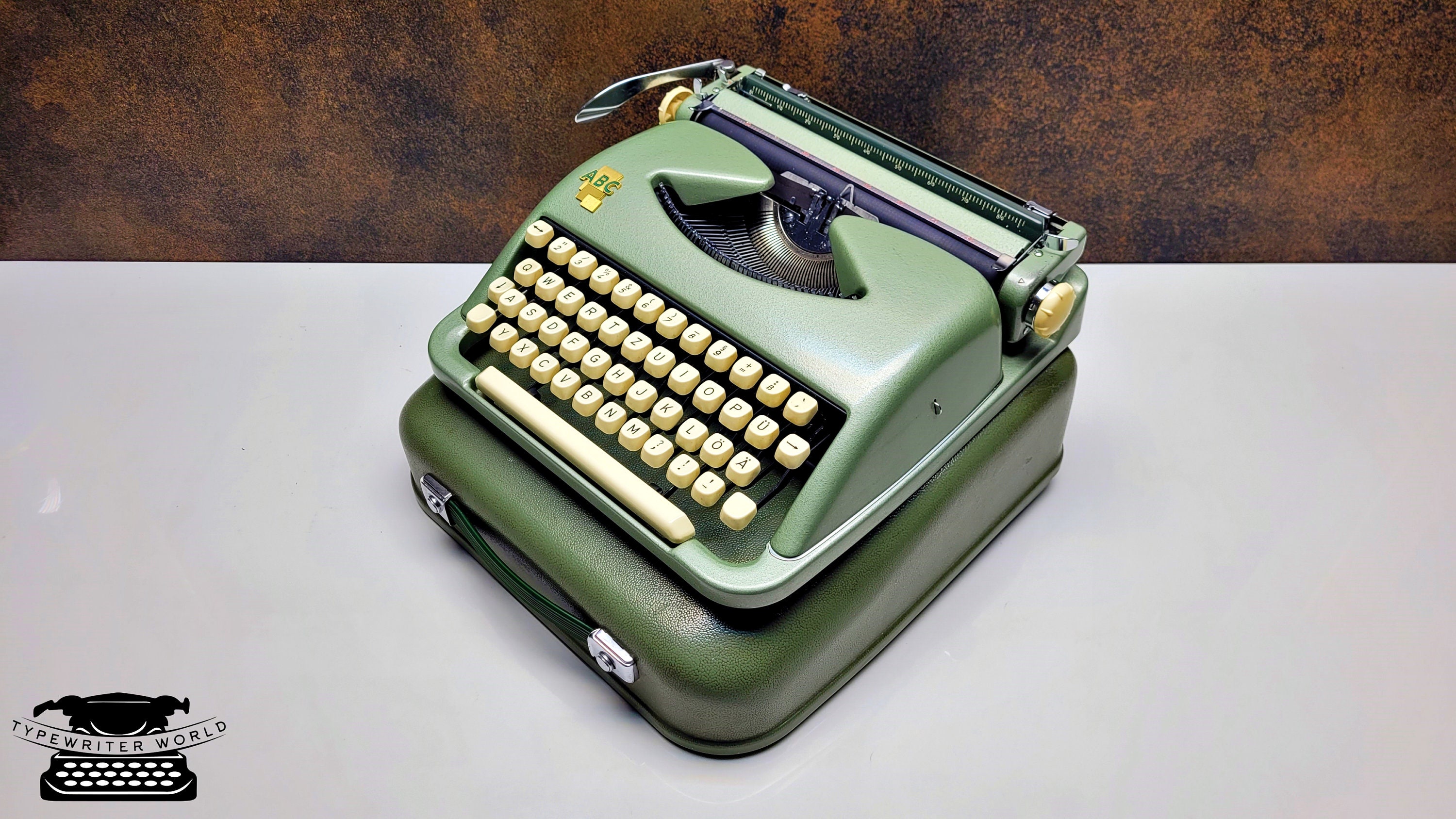 Vintage ABC Typewriter: Restored, Fully Functional, Retro Decor