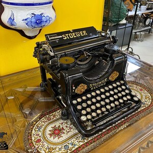 Máquina de escribir STOWER / Máquina de escribir antigua - Máquina de escribir vintage en funcionamiento - Regalo