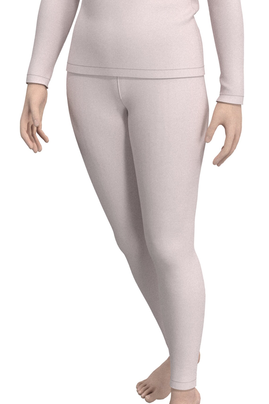 Women.Basic longsleeved underwear set PDF patternWAST102820 Etsy