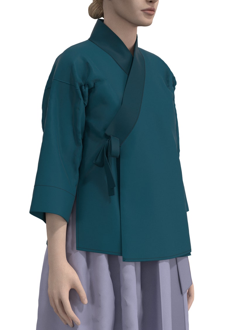 Simple Hanbok Jeogori PDF patternWABL020120 Etsy Simple Hanbok Jeogori PDF patternWABL020120 Etsy