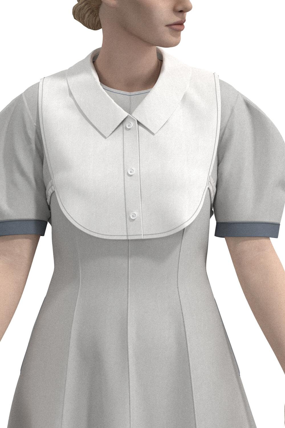 Women.VNeck Fake Collar Collection PDF patternWAAC042321 Etsy