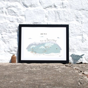 Grand Massif Ski Resort Print France, Flaine, Les Carroz, Sixt, Morillon, Samoans French Alps Snowboard Print