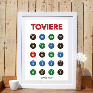Toviere Piste Marker Ski Druck Val d&#39;Isere Tignes Espace Killy Französische Alpen
