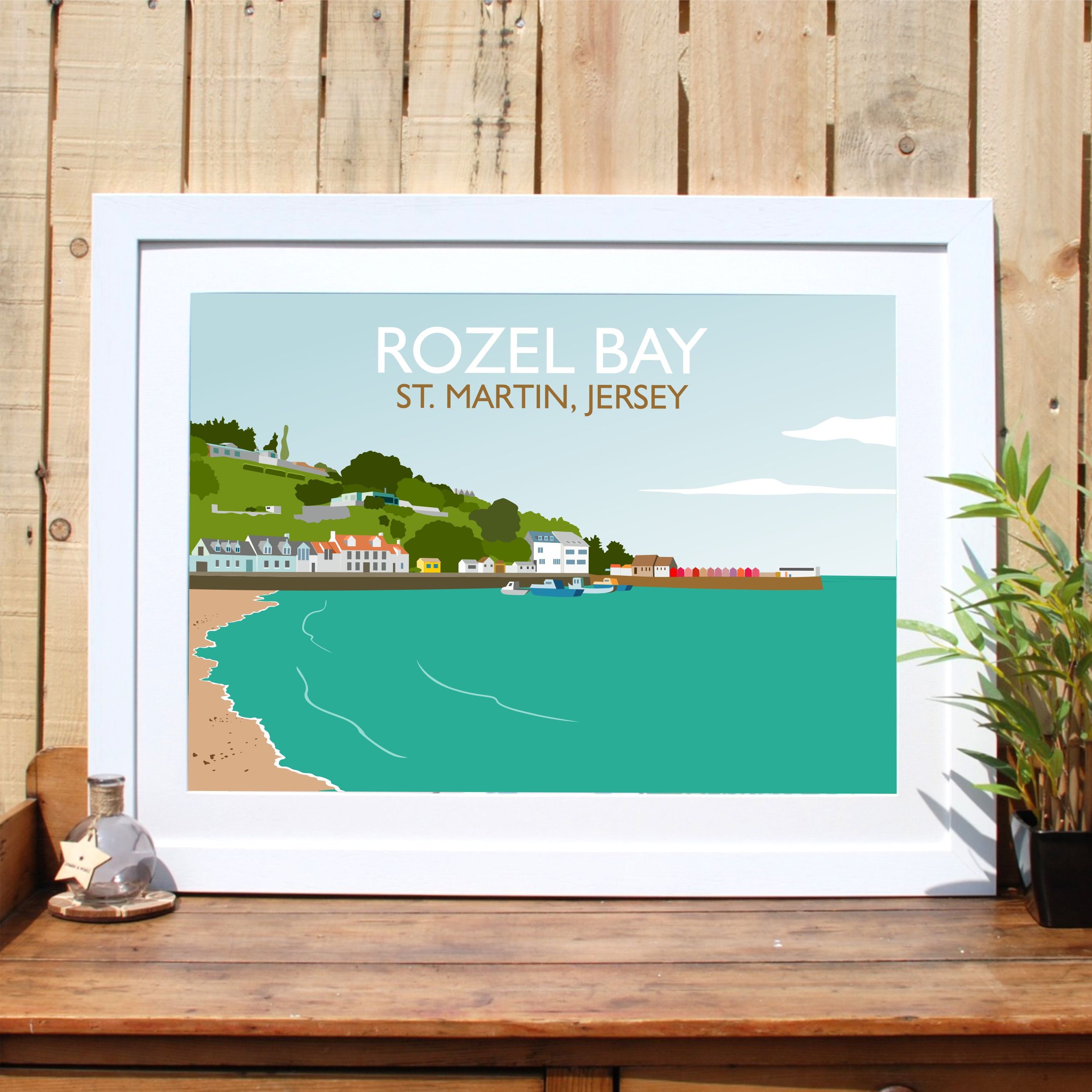 St Rozels Bay Rozel Bay St Martin Jersey Channel Islands UK Rozel Print - Etsy