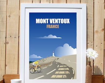 Mont Ventoux-fietsprint, Tour de France, racefietskunst