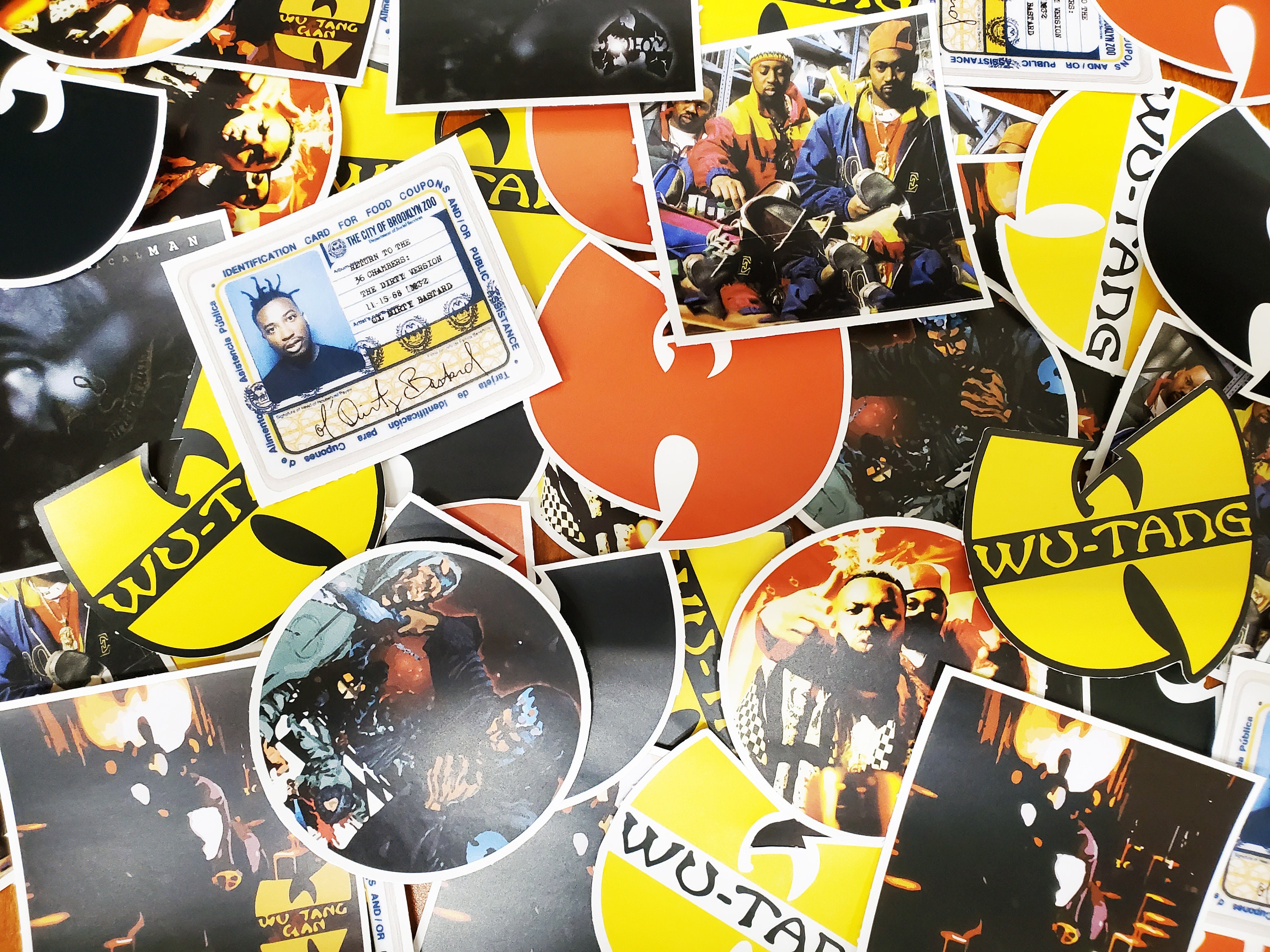 ODB Ol Dirty Bastard Wu-Tang Clan Vinyl Decal / Sticker 2(TWO) Pack