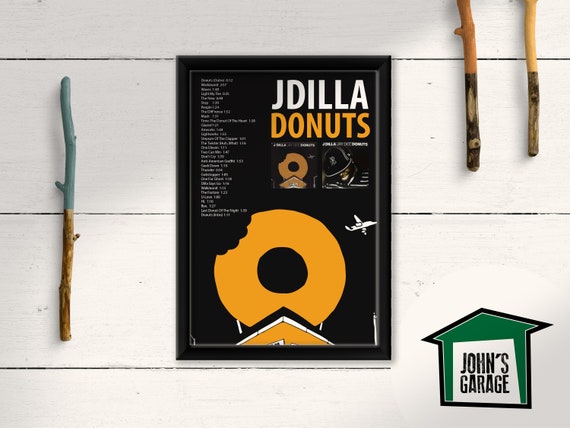 J Dilla Jay Dee Donuts Hip Hop Music Art Poster Print - Etsy