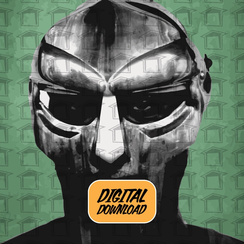 Mf Doom Mask Png Etsy