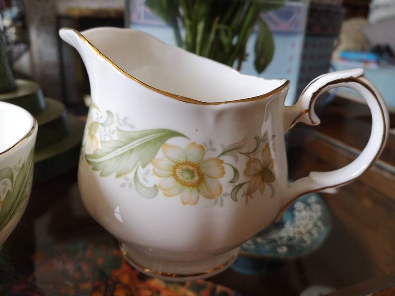 Vintage Duchess Bone China Greensleeves Sugar Basin Bowl and Etsy UK