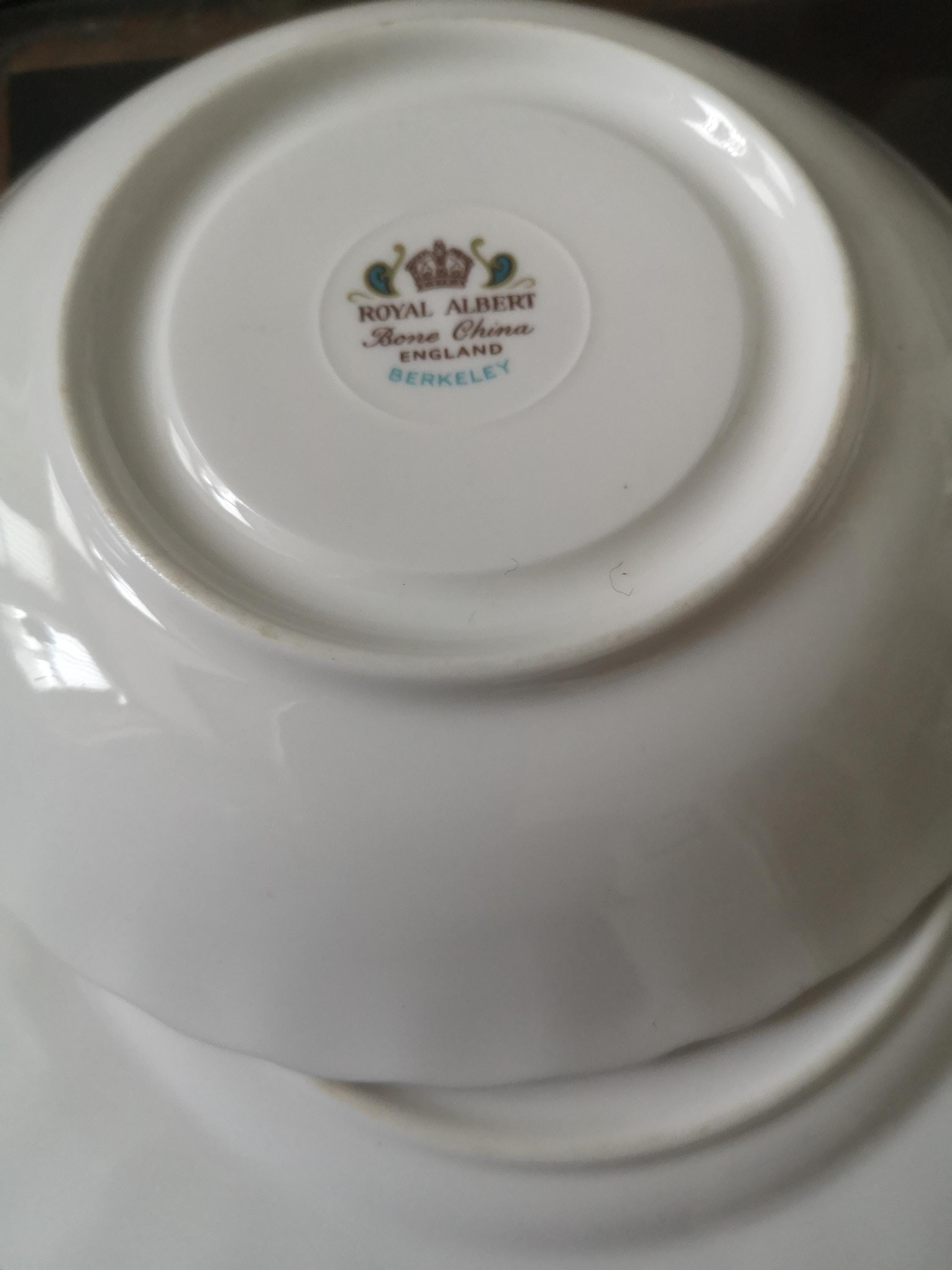 Royal Albert Berkeley Trio of Tea Cup Saucer and Side Plate - Etsy