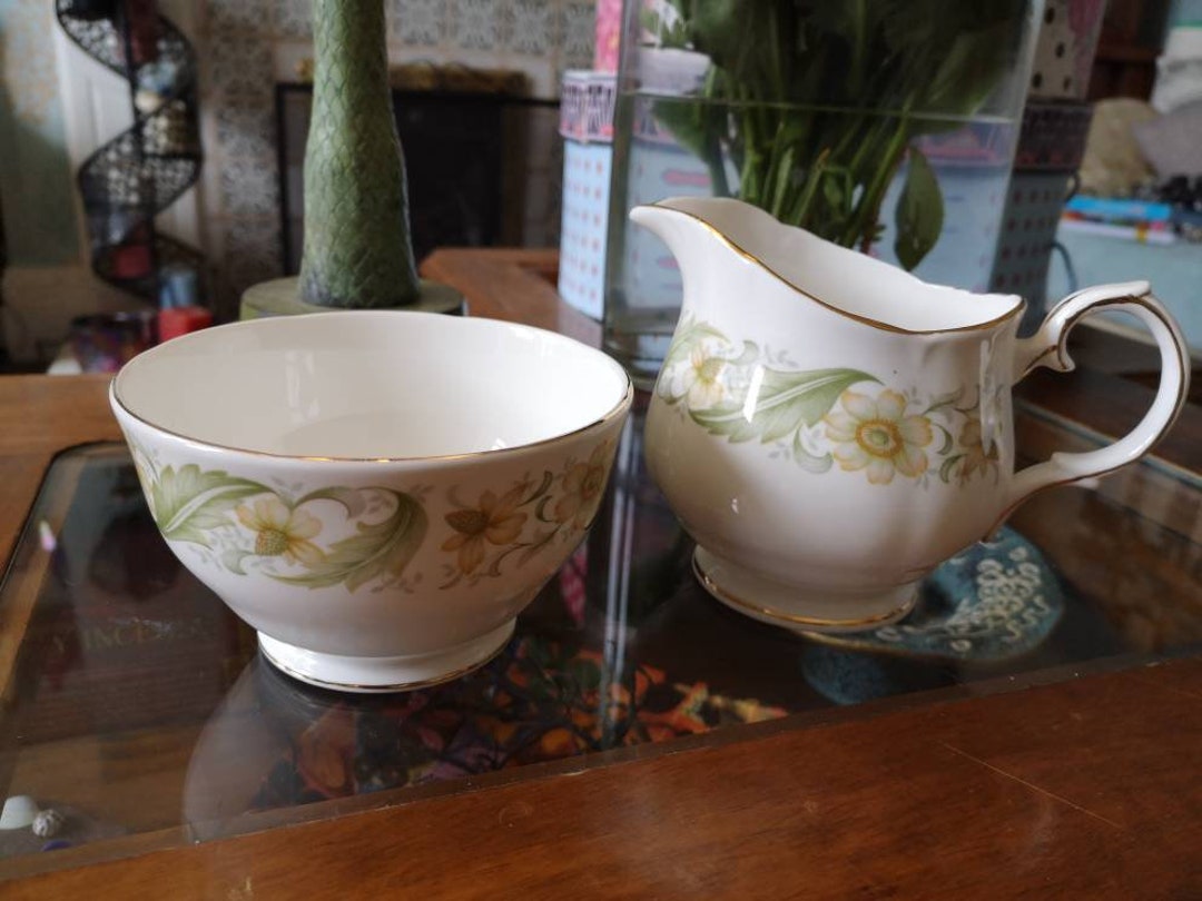 Vintage Duchess Bone China Greensleeves Sugar Basin Bowl and Etsy UK