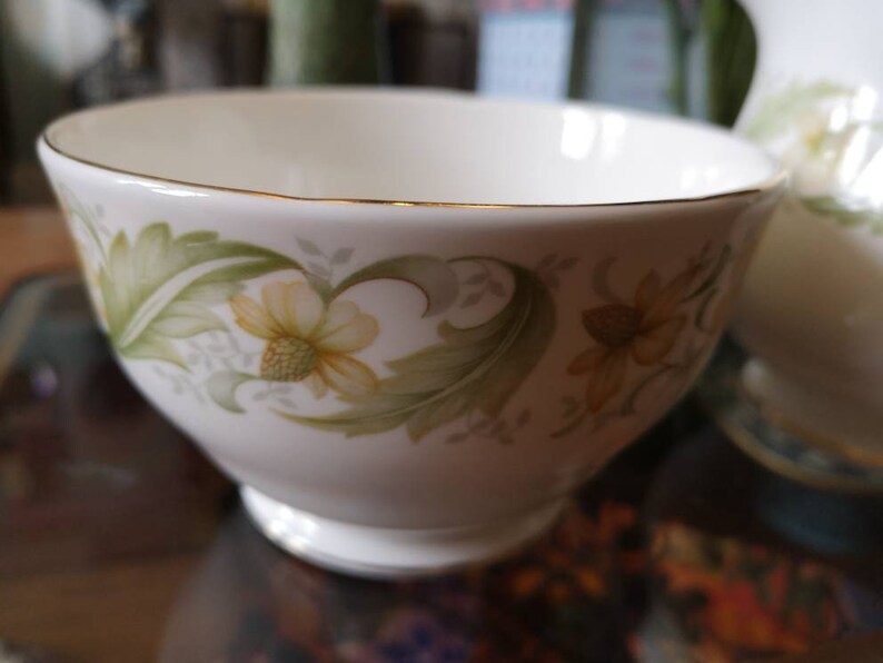 Vintage Duchess Bone China Greensleeves Sugar Basin Bowl and Etsy UK