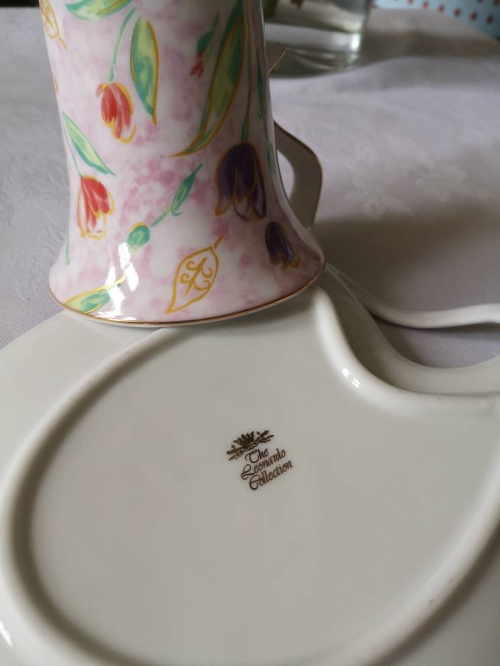 The Leonardo Collection Floral Pretty Coffee Tea Cup and Saucer