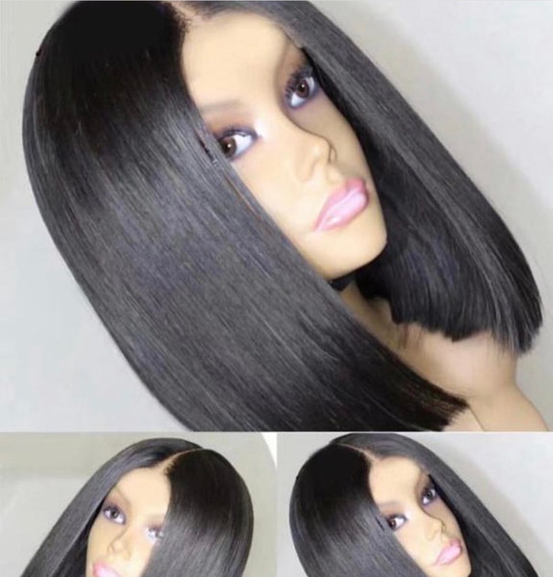Clean Cut Glueless Wig 100 Human Hair Peruvian Hair Etsy
