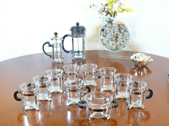 Danish BODUM CHAMBORD Glass Coffee Tea 