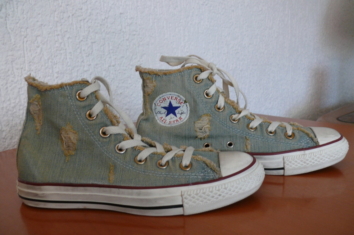 5uk LIMITED EDITION CONVERSE All Star High-tops Sneakers . 7. | Etsy