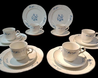 VILLEROY & BOCH VALBLEU Komplettes Kaffee Service für 6. Spülmaschinenfest