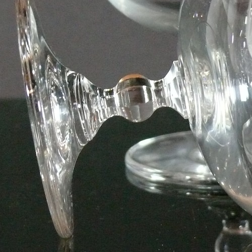 5 BALLOON SNIFTER Crystal Glass Set. Xlarge Mid Century etched design . orders Great for mixed cocktail's .5 snifters