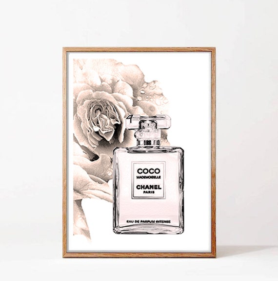 Chanel Coco Mademoiselle Print Gold Foil Print INSTANT | Etsy