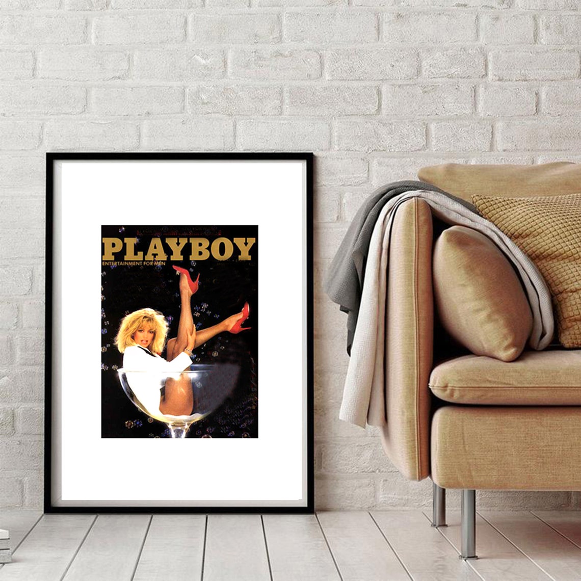 Playboy Vintage PosterPrint ArtPlacard Home RoomDecor Etsy