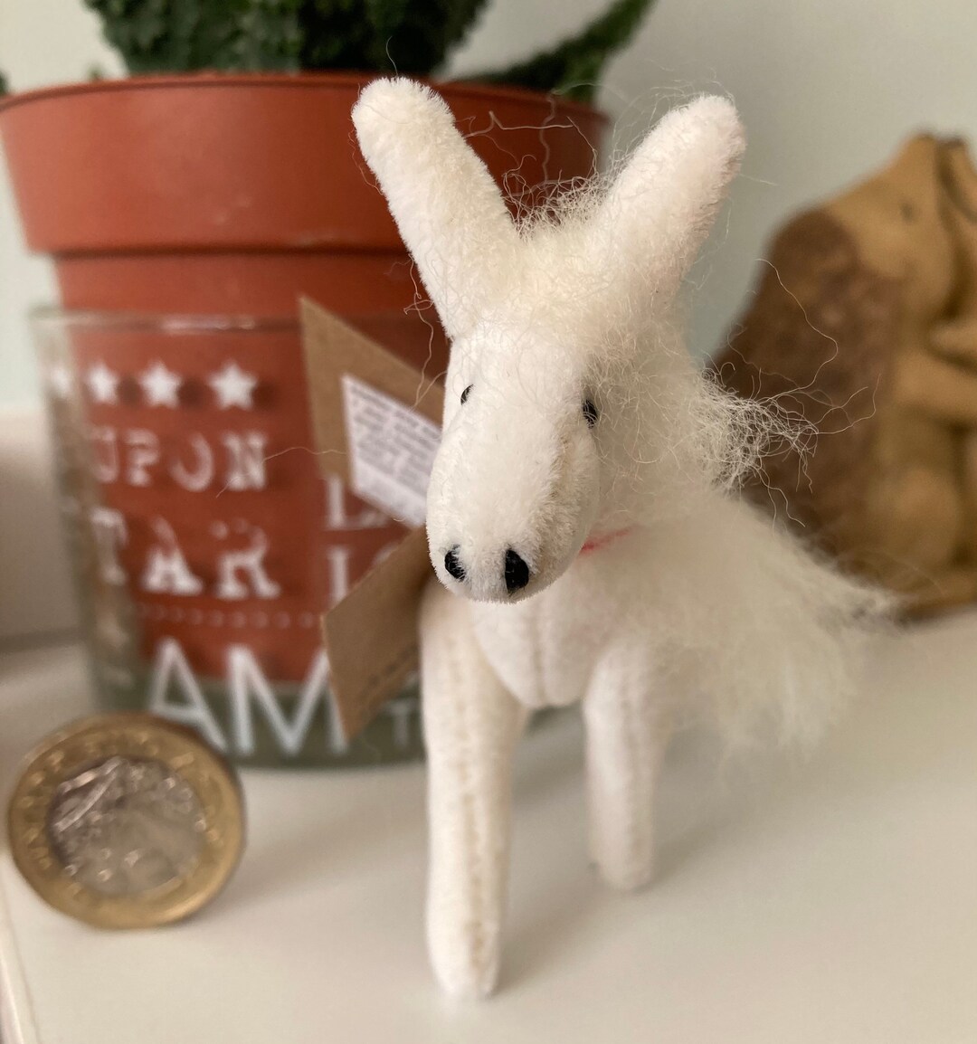 Miniature Pony, Horse, Animal, Pet 3 Inches Tall, Handmade, Plush - Etsy
