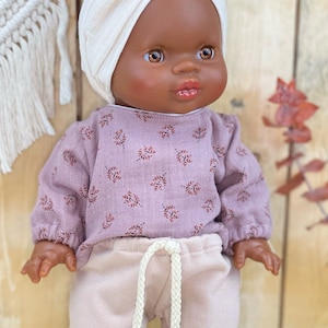 PDF top sewing pattern for 34 cm doll Mashasdolls doll clothes pattern