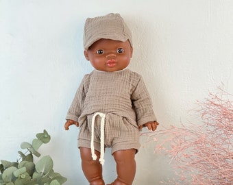 Puppenkleidung für 34 cm Junge Puppe Mashasdolls Uni