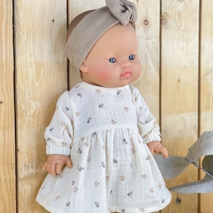 PDF dress pattern for 34 cm doll Mashasdolls doll clothes pattern