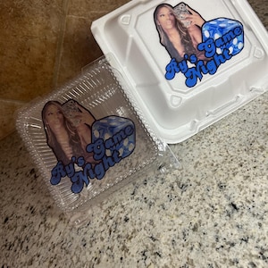 パーソナライズされた食品容器 | カスタマイズされたパーティーの記念品 | 持ち帰り用ボックス | カスタマイズされたパーティー用食品容器