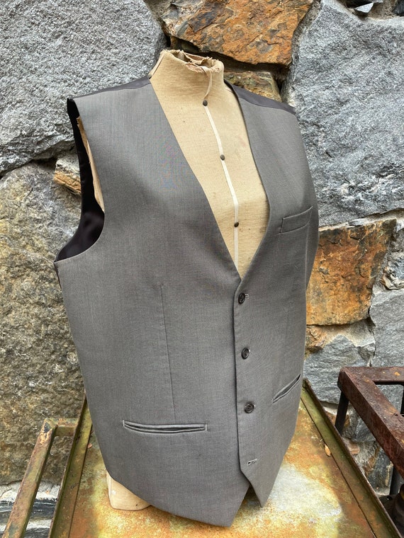 vintage 2000s XXL suit vest, mens Perry Ellis - Gem