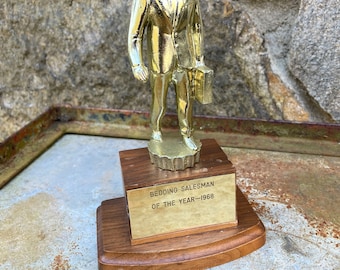 Grand trophée du prix du vendeur 1968, literie (!)