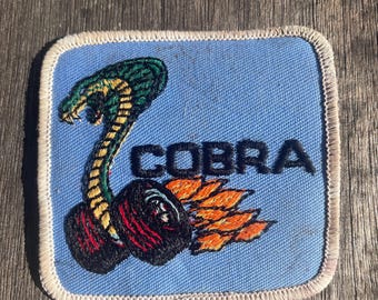 Genuine 1960s true vintage Shelby Cobra patch