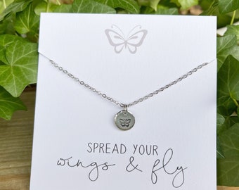 Butterfly Necklace | Dainty Silver Necklace | Graduation Gift | Sterling Silver Necklace | Butterfly Gift | Everyday Necklace | Minimalist