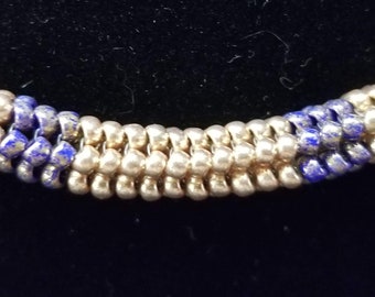 Choker Necklace / Herringbone Beaded Necklace / Beaded Jewelry / Bead Rope Necklace / Beaded Rope