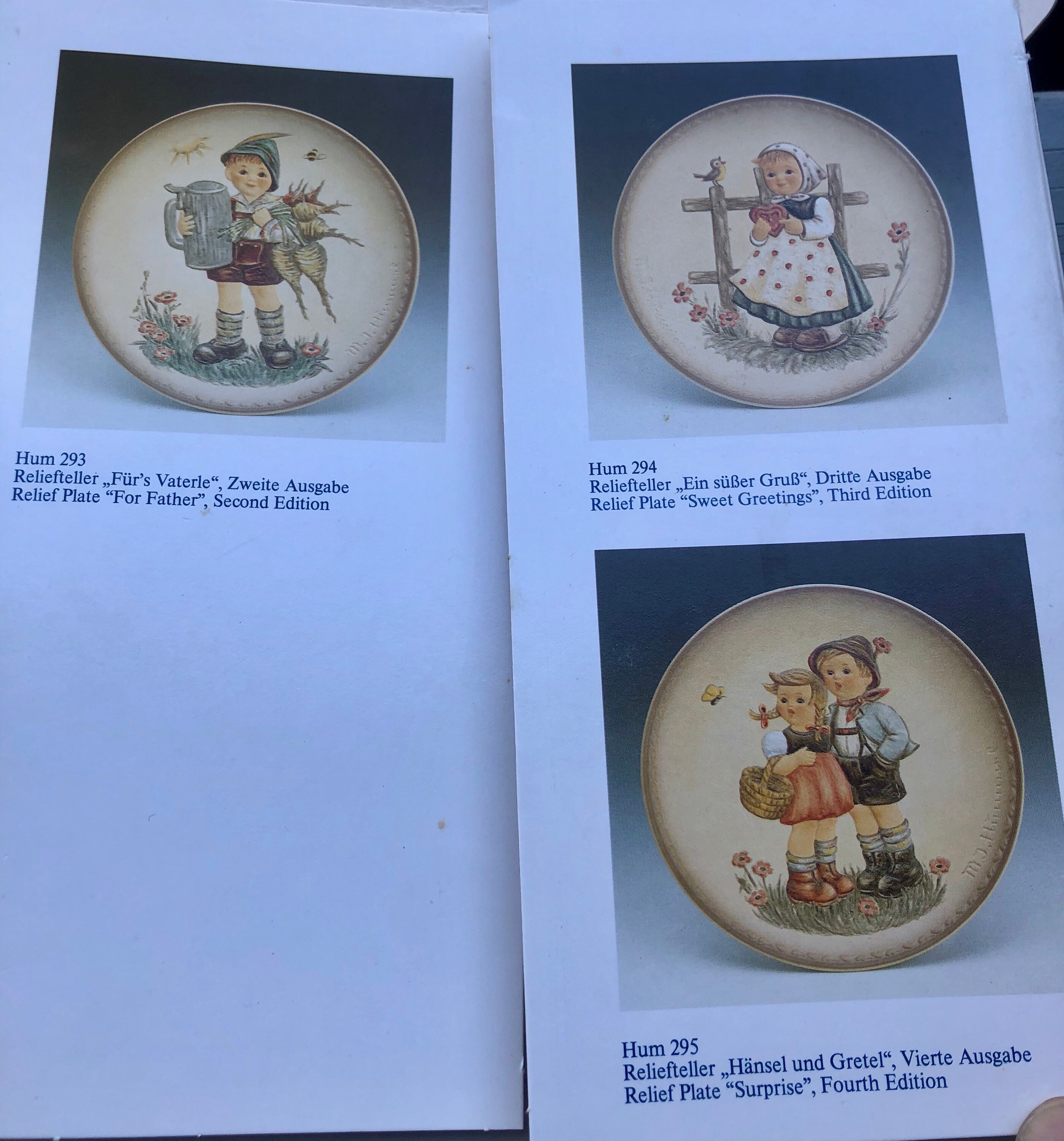 Vintage Collectibles. Hummels 1st edition Friends Forever Etsy