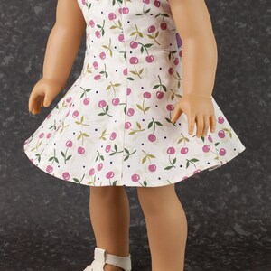 18 inch Doll Clothes Pattern ~ Opal's Ruffle Dress PDF Sewing hand made to fit historical AG Dolls image 6