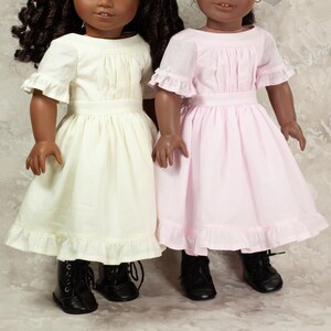 18 inch doll dress pattern ~ Adelaide's 1850s Dress PDF Sewing Pattern image 4