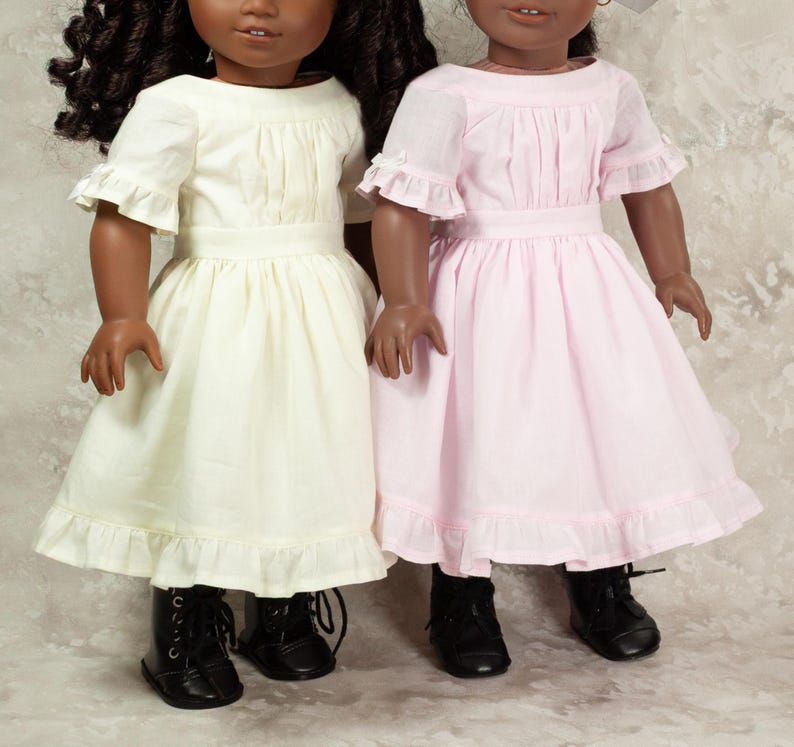 18 inch doll dress pattern ~ Adelaide's 1850s Dress PDF Sewing Pattern image 4