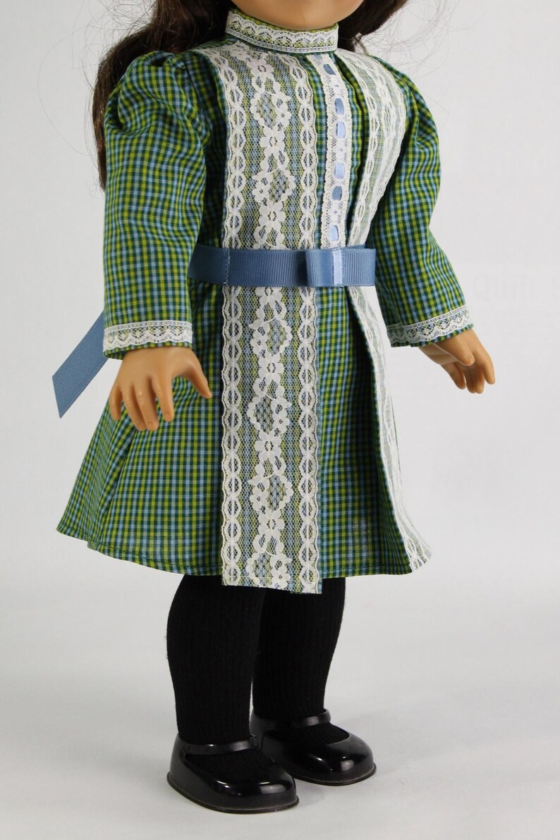 18 inch doll clothes pattern ~ Edwardian Day Dress PDF Sewing Pattern hand crafted for historical 1900’s AG Dolls image 6