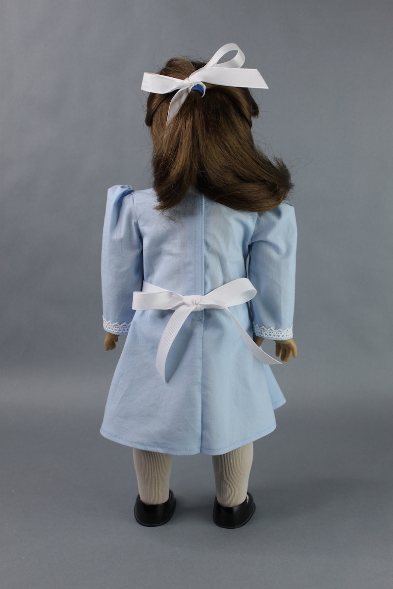 18 inch doll clothes pattern ~ Edwardian Day Dress PDF Sewing Pattern hand crafted for historical 1900’s AG Dolls image 5
