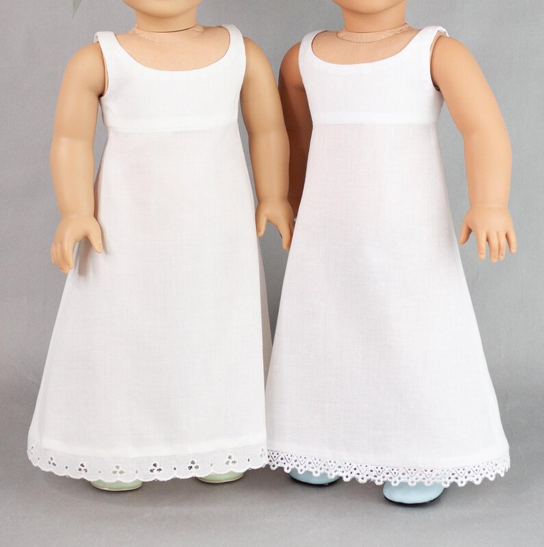 18 inch Doll Pattern ~ Camila’s Regency Petticoat ~ Historical PDF Sewing Pattern image 9