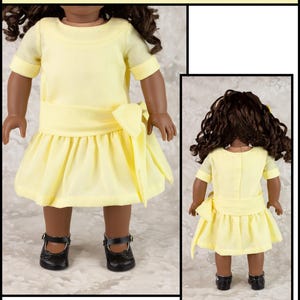 18 Zoll Puppenkleid PDF Schnittmuster ~ Flora's 1920's Dropped Waist Dress handgemacht für AG Dolls Bild 3