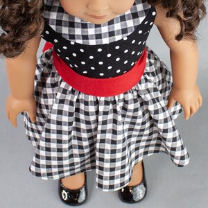 18 inch doll clothes dress pattern ~ Delphine's Bow Knot Dress PDF Sewing Pattern image 5